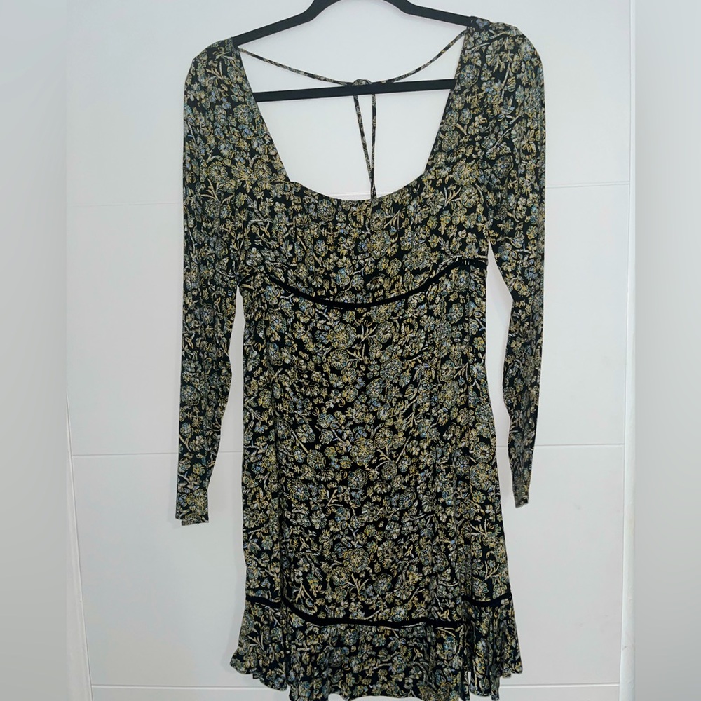 Free People Floral Babydoll Dress